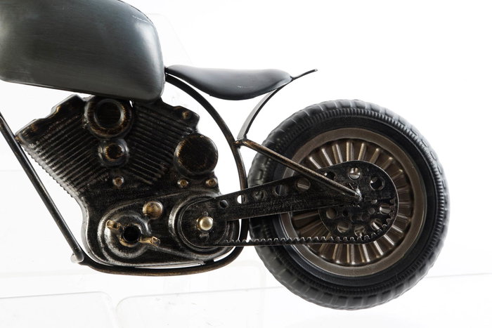 DKD Home Decor Reloj Pared Vintage Gris Negro 44 x 21 x 8 cm (2 Unidades)