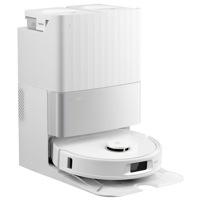 Roborock Qrevo Robot Aspirador y Fregador Inteligente, Multifunción, 7000 Pa, Láser LiDAR, Docking Station, Blanco