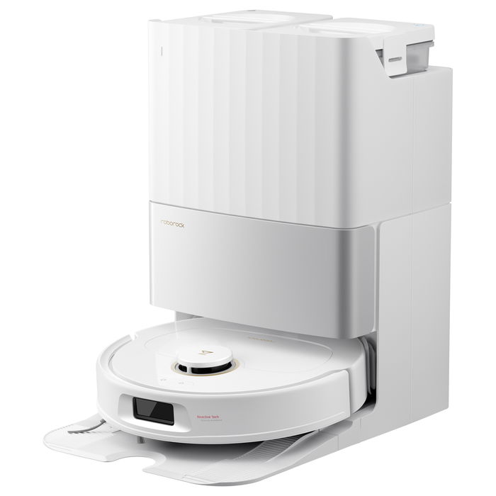 Roborock Qrevo Robot Aspirador y Fregador Inteligente, Multifunción, 7000 Pa, Láser LiDAR, Docking Station, Blanco