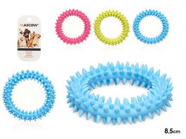 Mascow Aro de Silicona 8,5 cm Surtido Azul, Rosa, Verde (Set de 24)