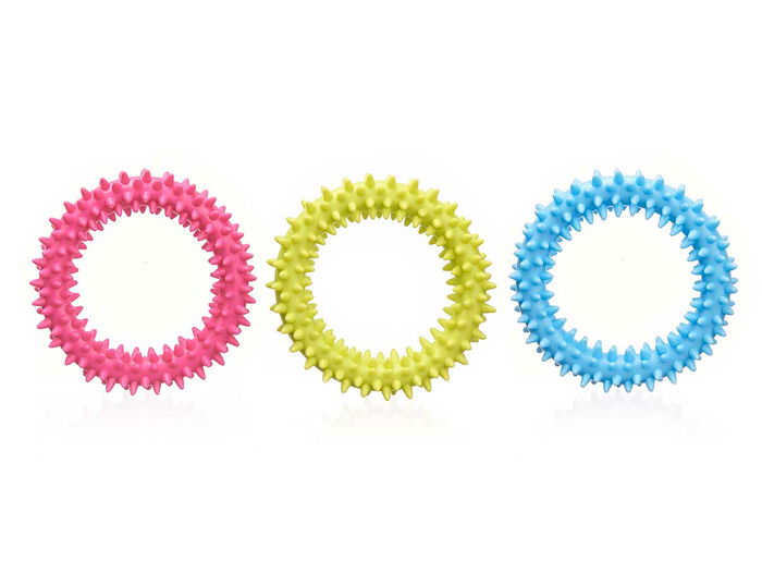 Mascow Aro de Silicona 8,5 cm Surtido Azul, Rosa, Verde (Set de 24)