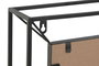 DKD Home Decor Espejo de Hierro y Cristal Negro 53x10x75 cm