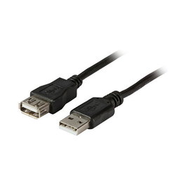 EFB Elektronik Cable de extensión USB 2.0 A-A, 3m, Gris