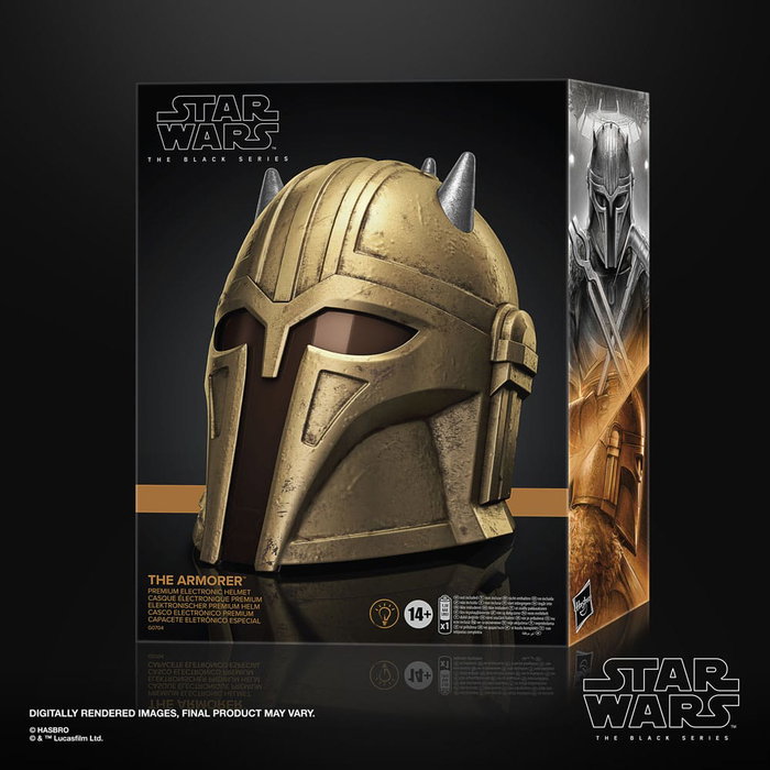 Hasbro Star Wars The Black Series Casco electrónico The Armorer