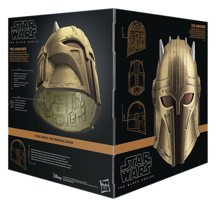 Hasbro Star Wars The Black Series Casco electrónico The Armorer