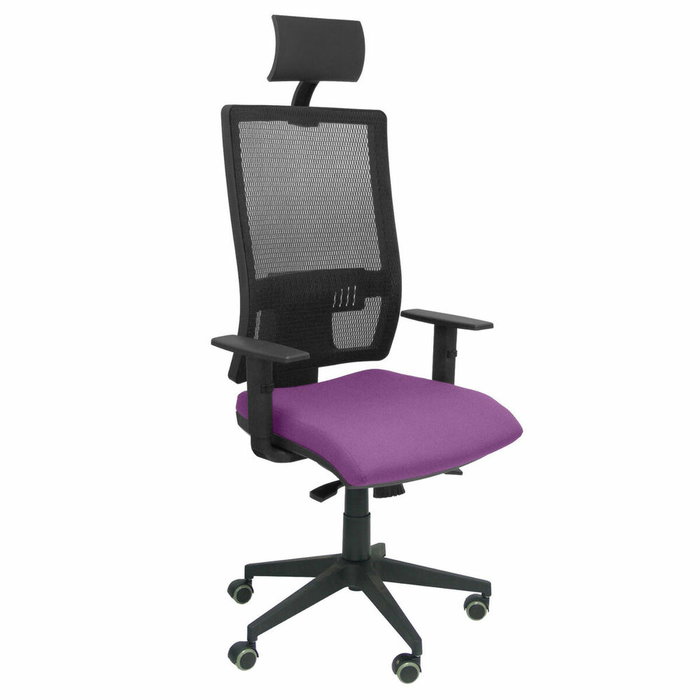PIQUERAS Y CRESPO Silla Horna con Mecanismo Sincro, Asiento Lila y Respaldo Negro PIQUERAS Y CRESPO Silla Horna con Mecanismo Sincro, Asiento Lila y Respaldo Negro