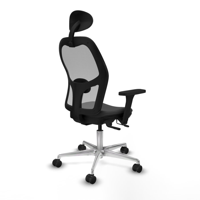PIQUERAS Y CRESPO Silla de oficina Jorquera Gris con mecanismo Sincro/Traslack