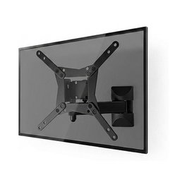 NEDIS Soporte de Pared para Monitor de 10 a 32 Pulgadas, Inclinación 15°, Carga Máxima 30 kg, Negro