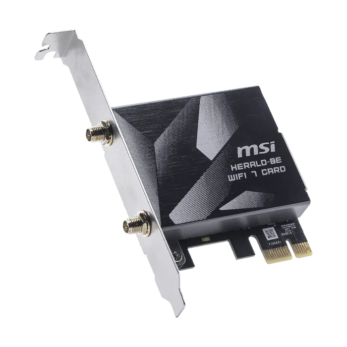 MSI Herald BE9400 Tarjeta de Red WiFi 7 PCIe MSI Herald BE9400 Tarjeta de Red WiFi 7 PCIe