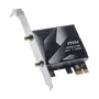 MSI Herald BE9400 Tarjeta de Red WiFi 7 PCIe