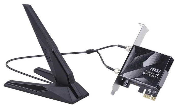 MSI GPBE94 Herald BE9400 Tarjeta PCIe WiFi 7 MSI GPBE94 Herald BE9400 Tarjeta PCIe WiFi 7