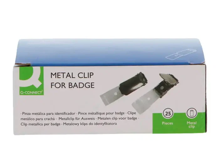 Q-connect Pinza metálica para identificador Q-connect Pinza metálica para identificador