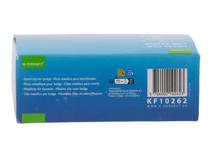 Q-connect Pinza metálica para identificador Q-connect Pinza metálica para identificador