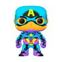Funko Figura Capitán América Black Light 48845 Marvel Edición Especial