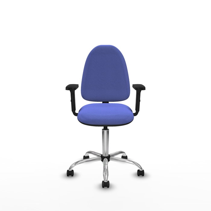 PIQUERAS Y CRESPO Silla de oficina Aýna Azul claro con Brazos 2D