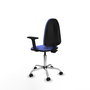PIQUERAS Y CRESPO Silla de oficina Aýna Azul claro con Brazos 2D