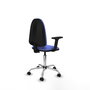 PIQUERAS Y CRESPO Silla de oficina Aýna Azul claro con Brazos 2D