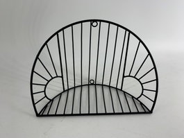 DKD Home Decor Estantería de Pared Metal 32x13x21 Negro