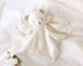 KioKids Doudou Panda de Algodón - Peluche Colección Cotton Friends para Bebés +2 Meses