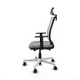 PIQUERAS Y CRESPO Silla de oficina Haches con mecanismo Sincro/Traslack Gris y Blanco
