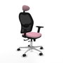 PIQUERAS Y CRESPO Silla de oficina Jorquera Rosa con mecanismo Sincro/Traslack