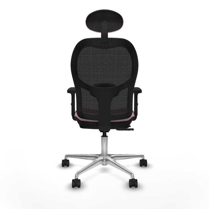 PIQUERAS Y CRESPO Silla de oficina Jorquera Rosa con mecanismo Sincro/Traslack