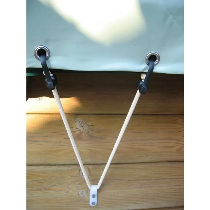 Ubbink Cubierta de Seguridad e Invierno para Piscinas de Madera 400 x 750 cm Azul