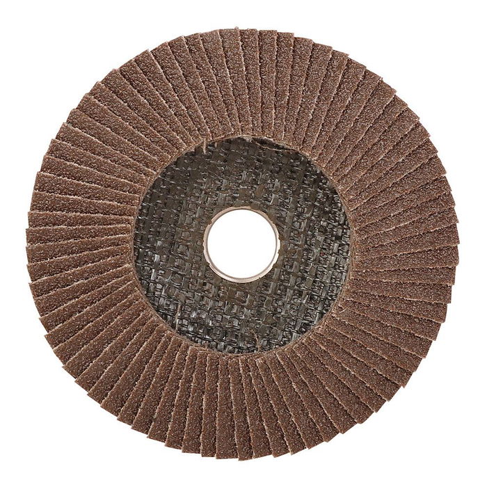 Workpro Disco Láminas Plano T27 de Óxido de Aluminio, Ø100 x 16 mm, Grano 120, para Acero Endurecido y Acero Aleado, Disco Flexible, Máx. 80 m/s 15.300 rpm