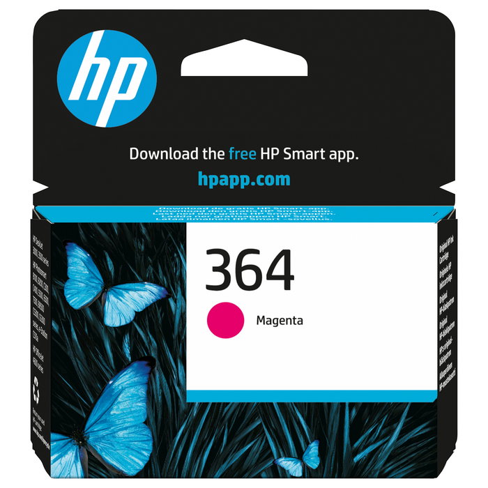 HP Cartucho de Tinta Original 364 Magenta - Compatible con DeskJet 3522, 5524 - Código CB319EE - Tinta a Base de Colorante - 1 Cartucho HP Cartucho de Tinta Original 364 Magenta - Compatible con DeskJet 3522, 5524 - Código CB319EE - Tinta a Base de Colorante - 1 Cartucho