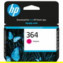 HP Cartucho de Tinta Original 364 Magenta - Compatible con DeskJet 3522, 5524 - Código CB319EE - Tinta a Base de Colorante - 1 Cartucho