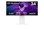 LG UltraGear 34GX90SA-W Monitor Gaming OLED Curvo 34 pulgadas WQHD 240Hz Blanco