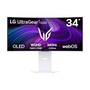 LG Monitor 34GX90SA-W Blanco 34 Pulgadas Curvo UltraWide WQHD Nano IPS 144Hz 1ms G-Sync Compatible HDR400