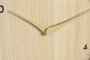 DKD Home Decor Reloj de Pared de Madera de Hevea y PVC Blanco/Natural 41x41 cm