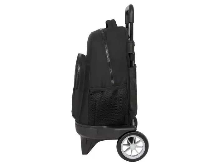 Safta Mochila Grande con Ruedas Compact Evol. Ext. F.C. Barcelona Negra 220x330x450 mm