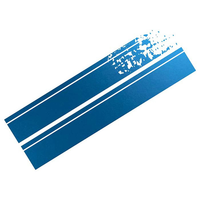 Foliatec Vinilo Decorativo para Coche Diseño Rayas Azul