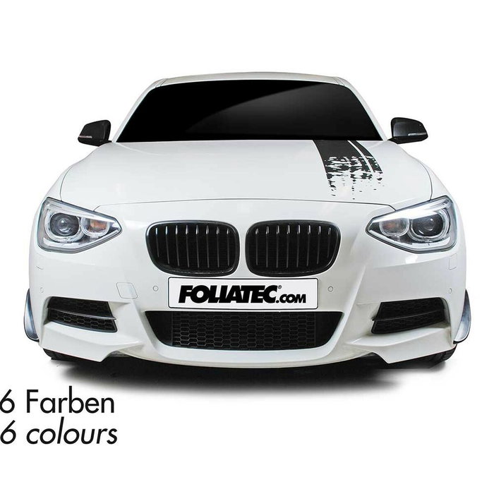Foliatec Vinilo Decorativo para Coche Diseño Rayas Azul