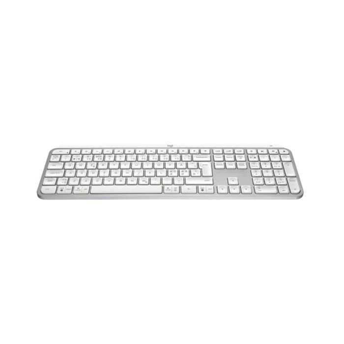 Logitech MX Keys S - Teclado inalámbrico Bluetooth y Logi Bolt con retroiluminación inteligente, carga USB-C y Logitech Flow para Windows, macOS, iPad, iOS y Android, Grafito