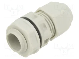 SCAME Sello aislante M12 con contratuerca gris