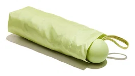 Muitomas Paraguas Compacto Verde de Metal y Poliéster