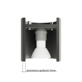 Greenice Lámpara de Techo Orbis Blanco