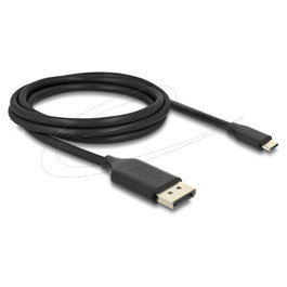 DeLOCK Cable USB Tipo C a DisplayPort 8K 60 Hz HDR 2 m Negro