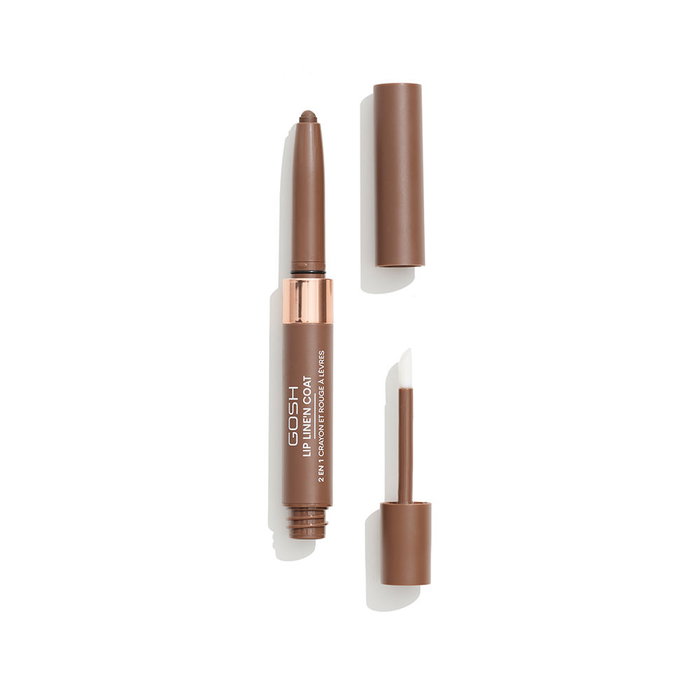 GOSH LIP LINE'N COAT Labial 2 en 1 #005-Brown Sugar Delineador y Labial Mate de Larga Duración 2 ml GOSH LIP LINE'N COAT Labial 2 en 1 #005-Brown Sugar Delineador y Labial Mate de Larga Duración 2 ml