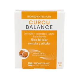 FDB Curcubalance 30 Cápsulas CurQfen 500 mg Extracto Cúrcuma y Fenogreco Alta Biodisponibilidad