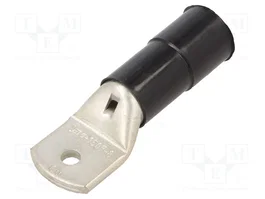 BM GROUP Punta de anillo tubular aislada M8 negro