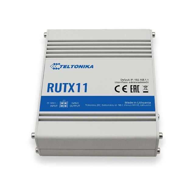 Teltonika Networks RUTX11 LTE CAT6 Rugged Router Teltonika Networks RUTX11 LTE CAT6 Rugged Router