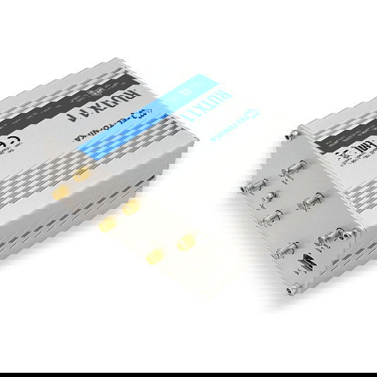 Teltonika RUTX11 Router Industrial Dual Band WiFi 5 (802.11ac) con 4G LTE Cat6, 4 Puertos LAN Gigabit y USB, Gris