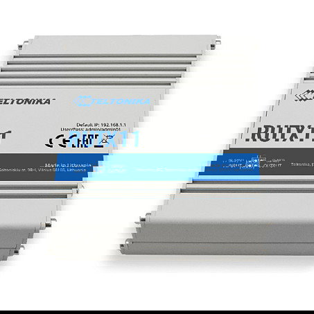 Teltonika RUTX11 Router Industrial Dual Band WiFi 5 (802.11ac) con 4G LTE Cat6, 4 Puertos LAN Gigabit y USB, Gris
