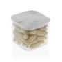 Versa Tarro de Almacenaje 500 ml, 10x9 cm, Poliestireno (6 Unidades)
