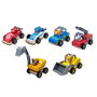 Vehiculos de madera wild riders con animales conductores 12x5,8x7,6cm - modelos surtidos