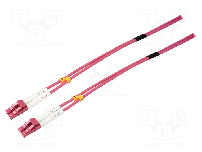 GOOBAY Cable de conexión de fibra óptica OM4 duplex LC/UPC a LC/UPC de 10m GOOBAY Cable de conexión de fibra óptica OM4 duplex LC/UPC a LC/UPC de 10m